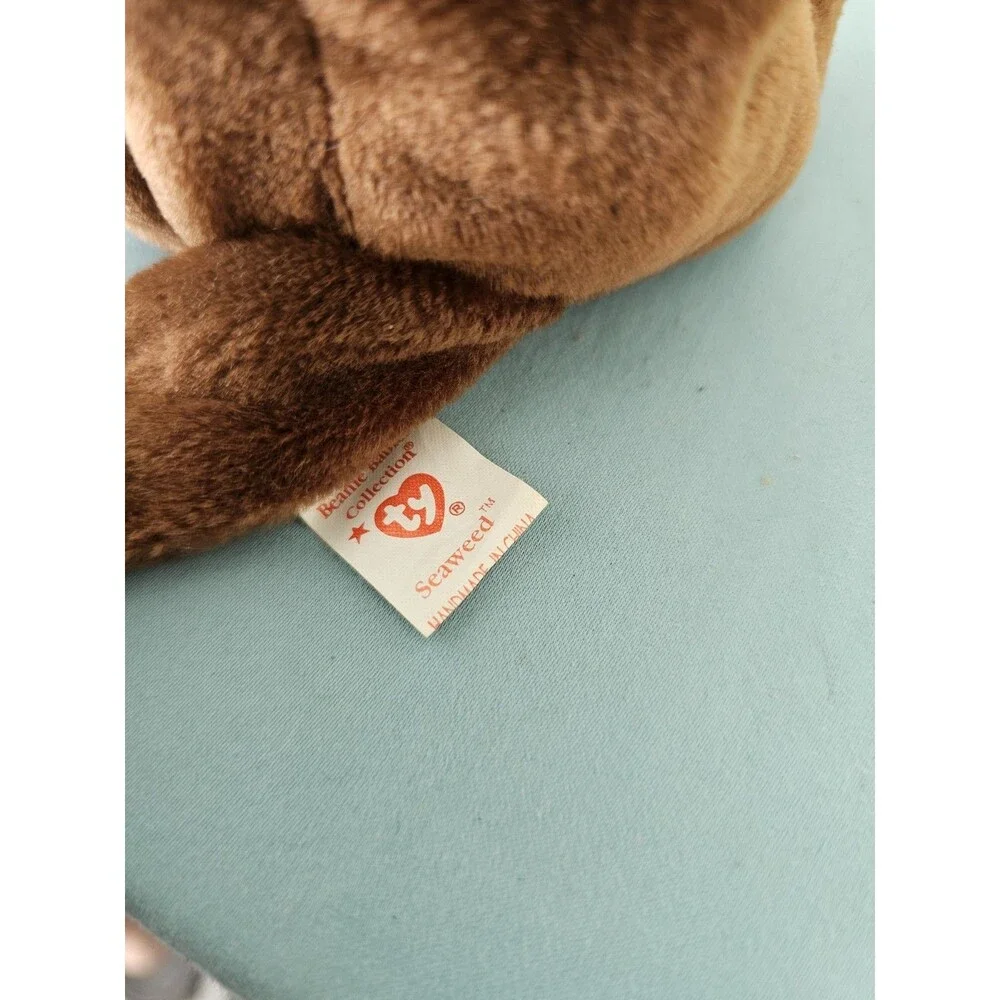 Ty Beanie Baby Babies Seaweed The Otter With Tags Style - 4080